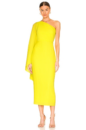 VIP【関税送料無料】希少 SOLACE LONDON LENNA MIDI DRESS SOLACE London Lenna Midi Dress in Citrus | REVOLVE