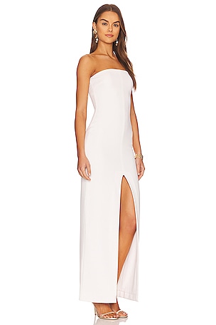 SOLACE London Bysha Maxi Dress in White