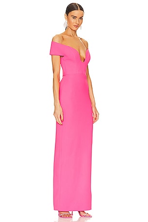 SOLACE London Marlowe Maxi Dress in Pink