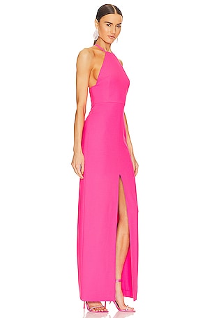 SOLACE London Lila Maxi Dress in Pink