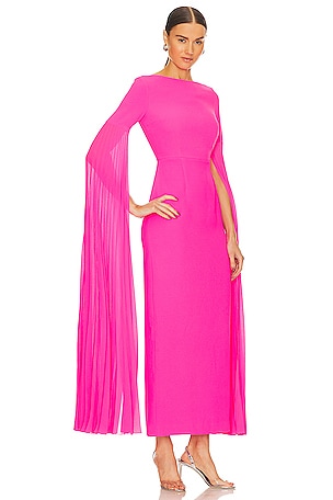 SOLACE London Grace Maxi Dress in Pink