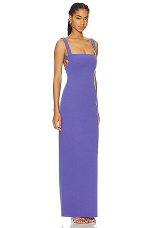 SOLACE London Joni Maxi Dress in Purple