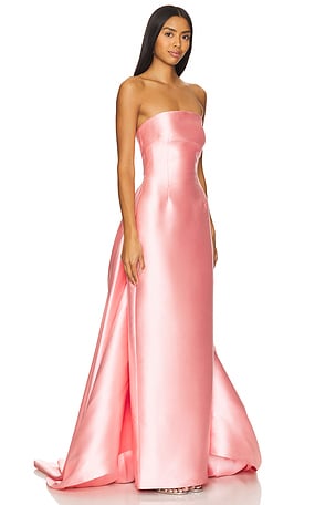 SOLACE London Imani Maxi Dress in Pink