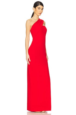 SOLACE London Lois Maxi Dress in in Red. Size US 6/ UK 10. Also