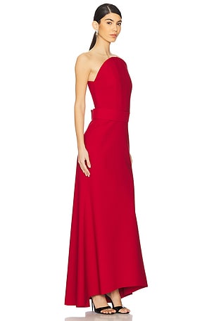 SOLACE London Ember Maxi Dress in Red