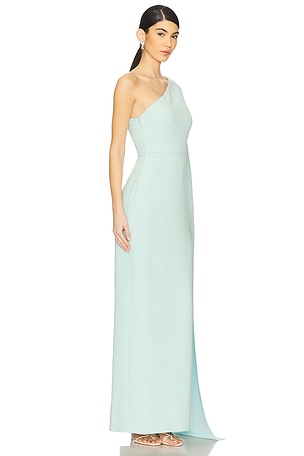 SOLACE London Sylvia Maxi Dress in Blue