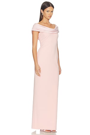 SOLACE London Adele Maxi Dress in Pink
