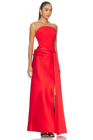 SOLACE London SERI MAXI DRESS in Red