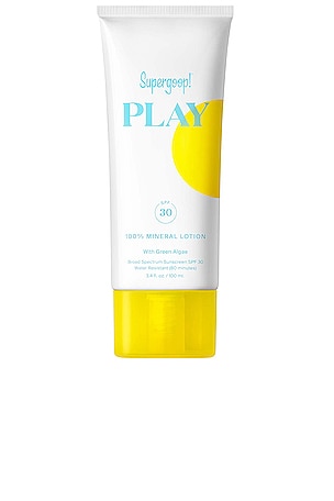 LOTION MINÉRALE SPF 30 PLAY 100% MINERAL LOTION SPF 30 WITH GREEN ALGAE Supergoop!