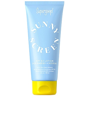 Sunnyscreen SPF 50 Lotion For Babies + Kiddos Supergoop!