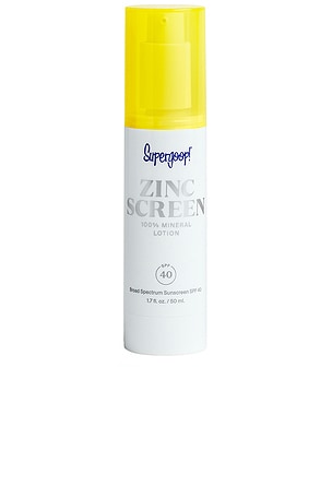 Supergoop! Zincscreen 100% Mineral Lotion SPF 40 in Beauty: NA