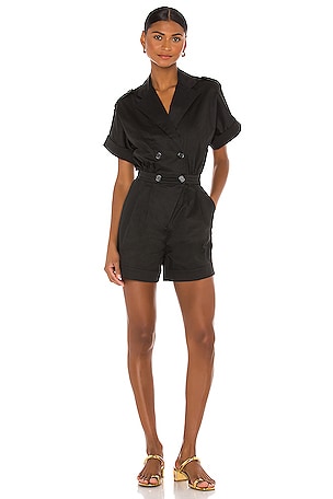 Song of Style Milton Romper in Black