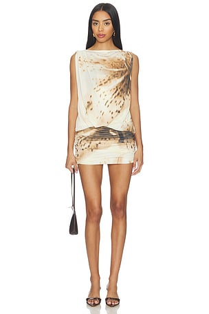 Odette Drape Mini Dress SOVERE
