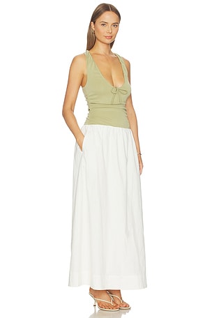 SOVERE Reve Dress in Sage,Beige