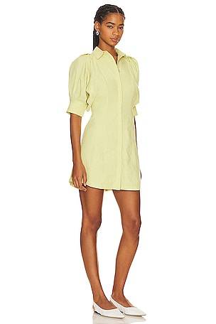 SOVERE Hush Shirt Dress in Sage