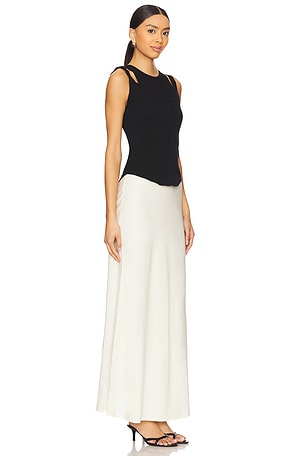 SOVERE Tranquil Knit Dress in Black,White