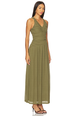SOVERE Rua Dress in Olive
