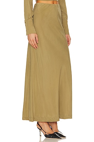 SOVERE Atone Maxi Skirt in Olive