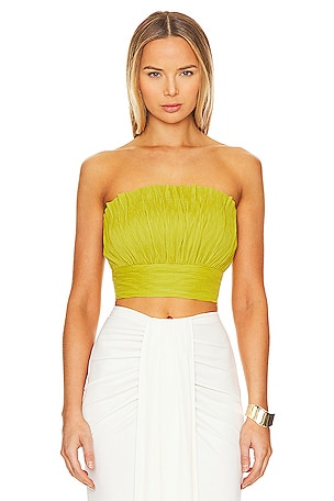 SPRWMN Micro Tube Top in Moss