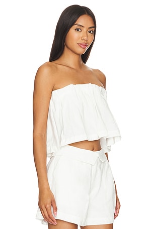 SOVERE Allegra Bodice Top in White