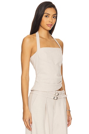 SOVERE Priya Top in Beige
