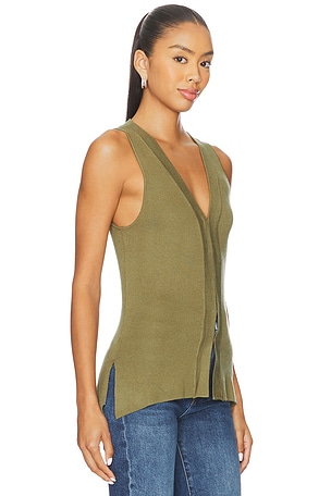 SOVERE Sentiment Knit Top in Olive