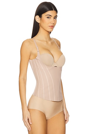 SPANX Stay Down Open Bust Cami in Nude. Size S. Also