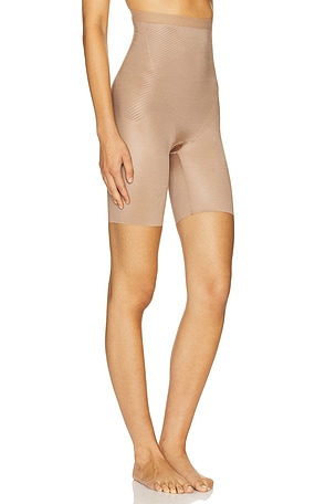 SPANX Spanxshape Invisible High Waisted Short in Nude. Size XS. Also