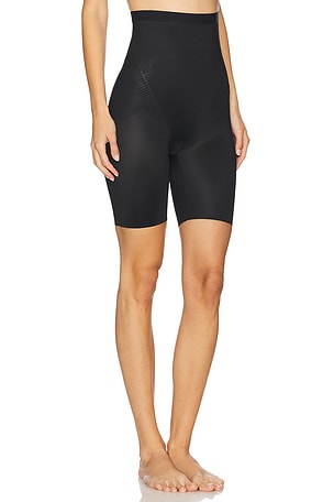 SPANX Spanxshape Invisible High Waisted Short in Black. Size S. Also