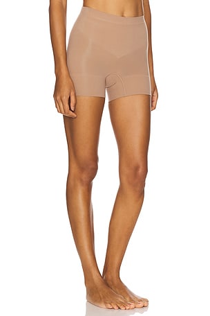 SPANX Spanxsculpt Seamless Power Shorty in Taupe. Size XL. Also