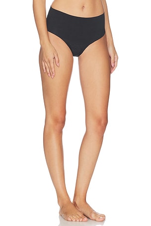 SPANX Supersmooth Undie-tectable Cotton Brief in Black