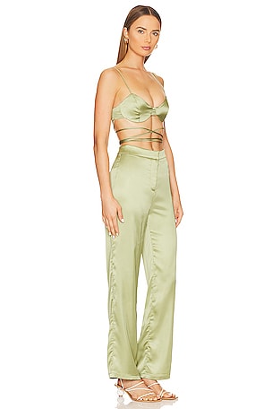 superdown Maeve Pant Set in Sage