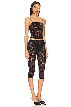 superdown Justine Sheer Capri Set in Black