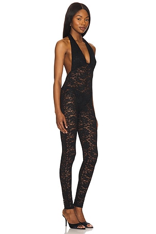 superdown Tayler Catsuit in Black