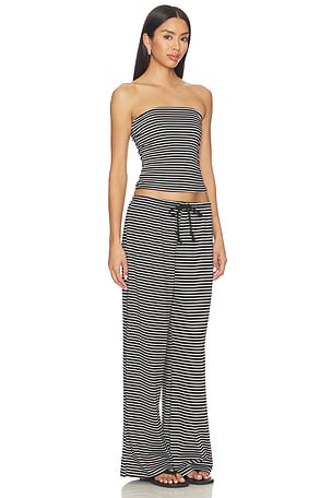 superdown Alice Pant Set in Black,White