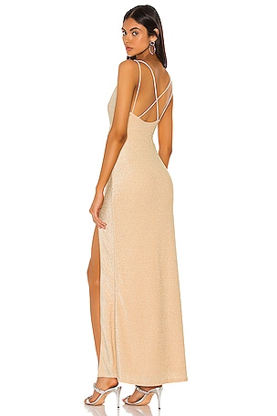 Karmin Ruched Maxi Dress