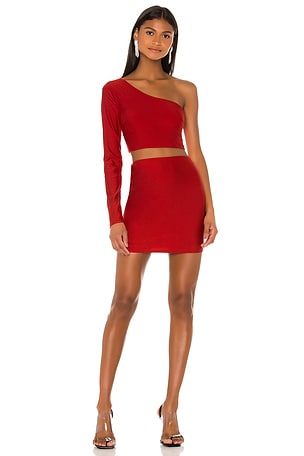 Reva One Shoulder Skirt Set