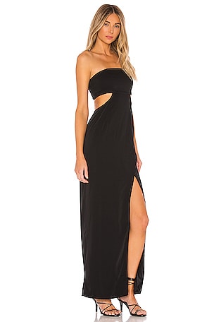 superdown Paola Maxi Dress in Black