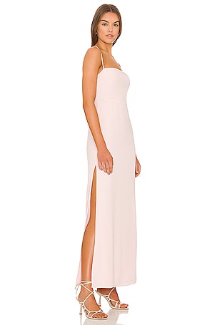 superdown Addison Maxi Dress in Blush