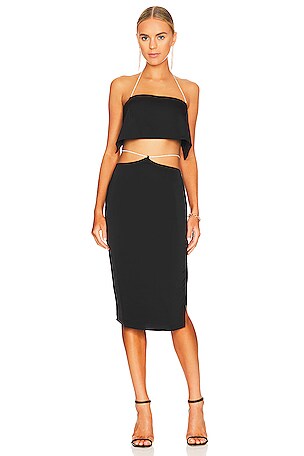 Ruth Diamond Chain Skirt Set superdown