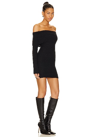 superdown Isidore Sweater Dress in Black