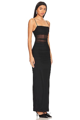 superdown Celeste Maxi Dress in Black