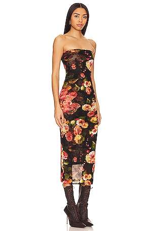 superdown Rose Maxi Dress in Black