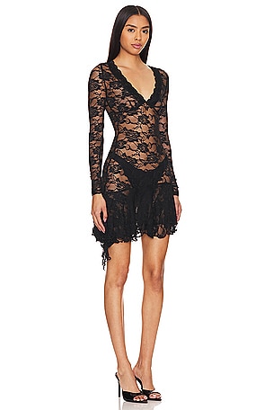 superdown Alexa Mini Dress in Black