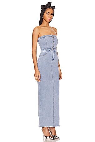 superdown Natalia Maxi Dress in Blue