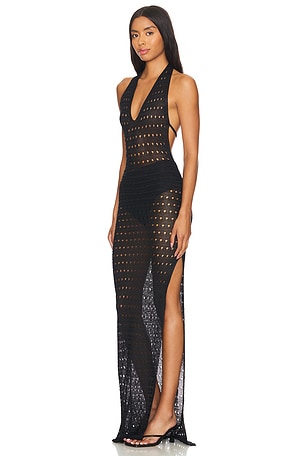 superdown ROBE MAXI ANTONELLA en Noir