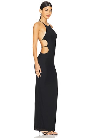 superdown Rue Maxi Dress in Black. Size XL. Also