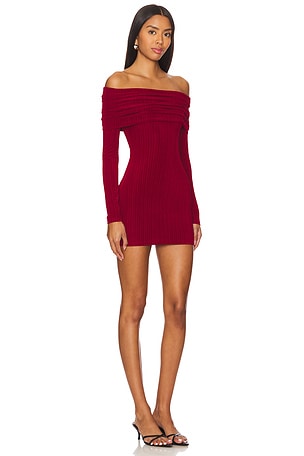 superdown Megan Mini Dress in Wine