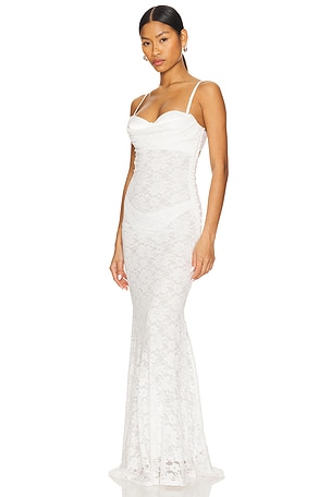 superdown Mercer Maxi Dress in White