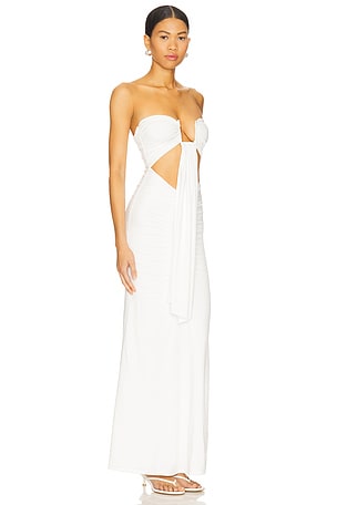 superdown Rosy Maxi Dress in White